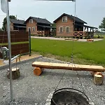 بيت خشبي Bryza Kepy Ze Strefa Sportowa Oraz Miejscem Do Grillowania I Rowerami Gratis Wydmina